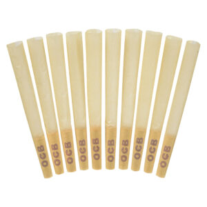OCB - OCB Virgin Unbleached Cones 1 1/4 - 10 pack