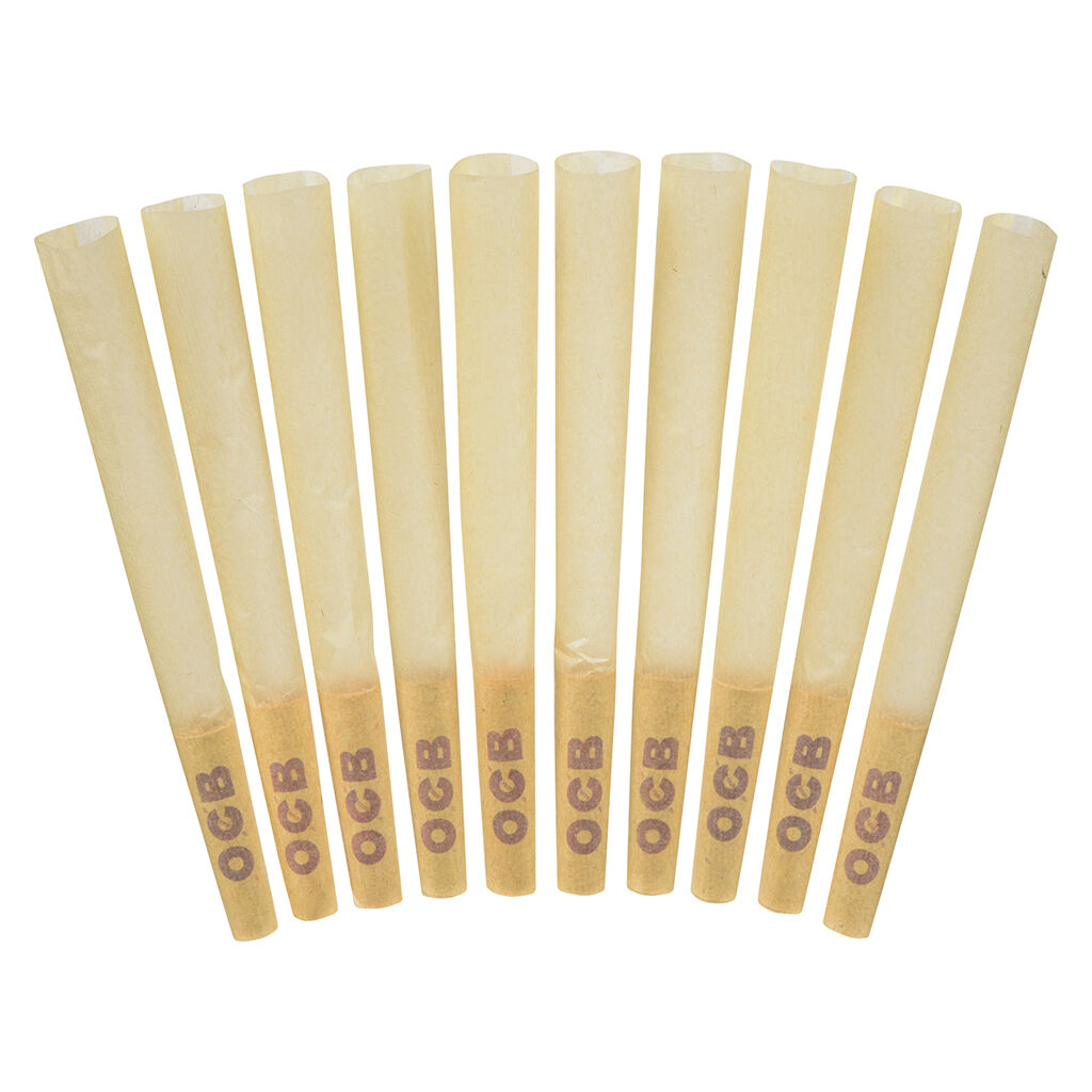 OCB - OCB Virgin Unbleached Cones 1 1/4 - 10 pack