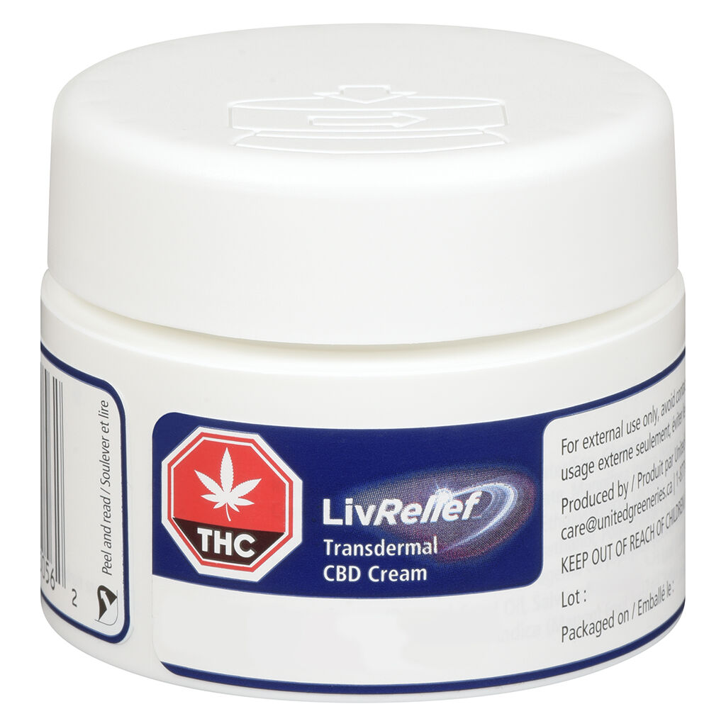 LivRelief-Transdermal CBD Cream-50g
