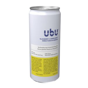 UbU - Blackberry and Juniper Berry Sparkling Beverage - 1x355ml