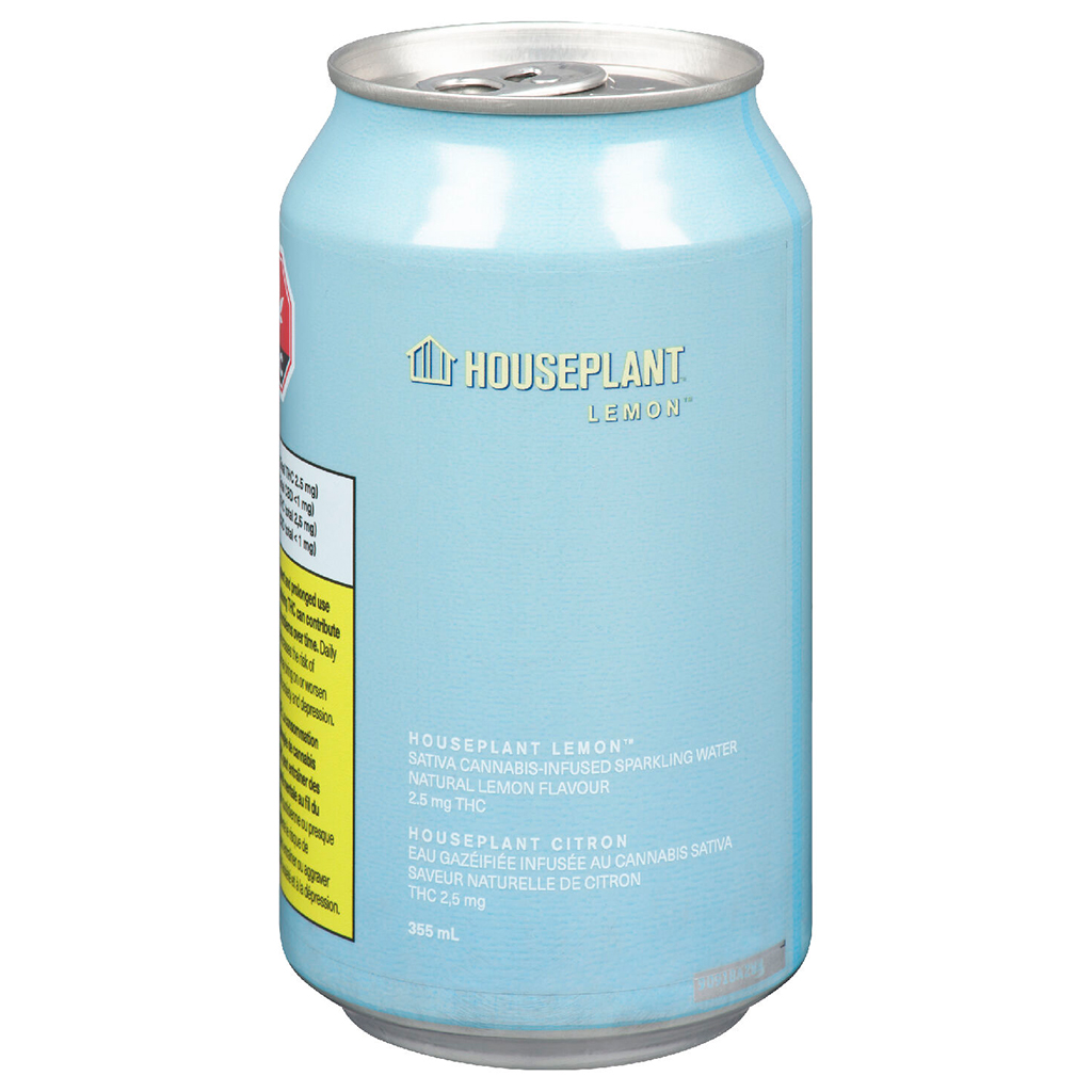 Houseplant - Lemon Sparkling Water - 4x355ml