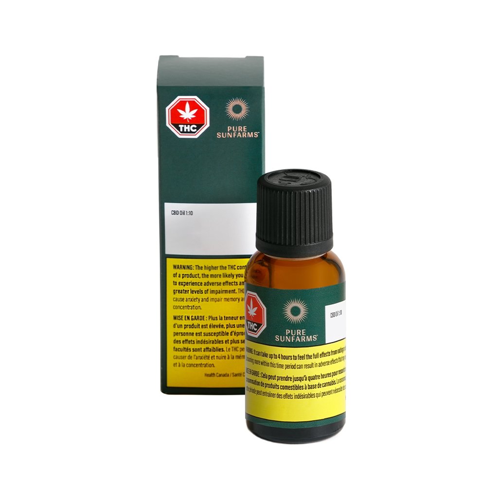Pure Sunfarms-Pure Sun CBD Oil 1:10-30ml