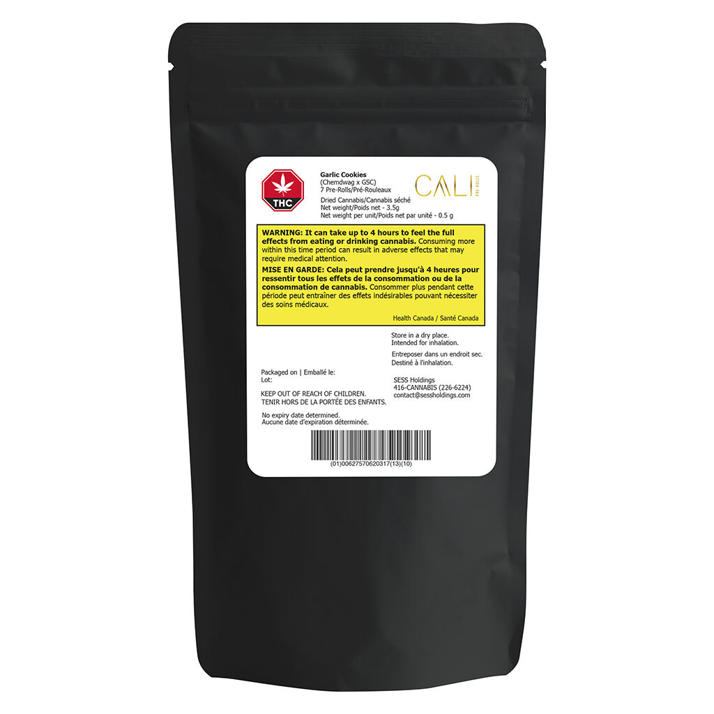 CALI - Garlic Cookies Pre-Roll - 7x0.5g