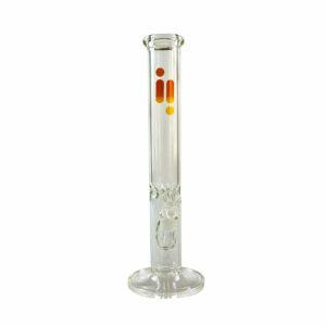 Infyniti 5mm 18" Straight Tube Bong w/ Ice Pinch - Clear